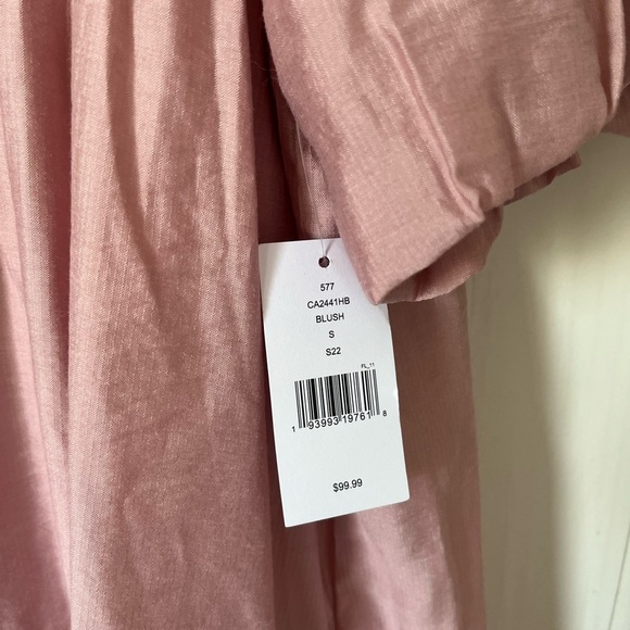 Moon River pink asymmetrical tiered minidress - Picture 9 of 13